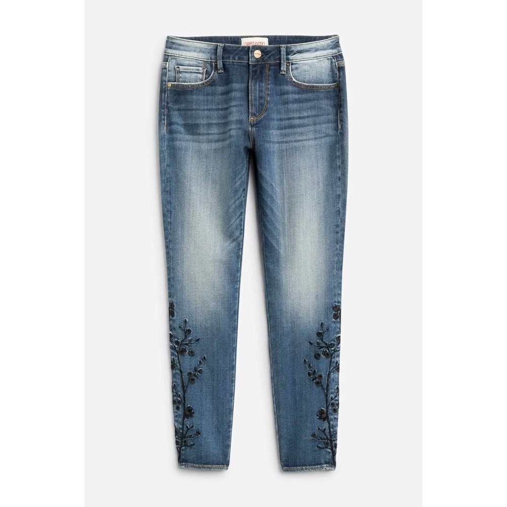 Driftwood's Angela Embroidered Skinny Jean